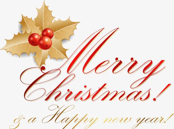 Merry Christmas免抠