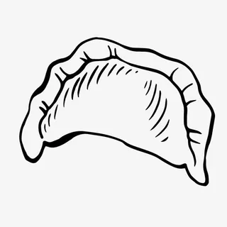 卡通插画美食饺子免抠