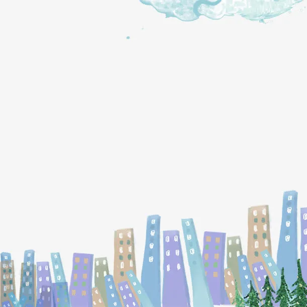 手绘冬季背景