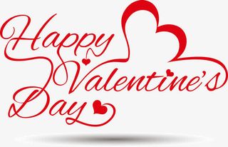 矢量创意情人节快乐免抠