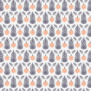 装饰花纹叶子水果背景图案