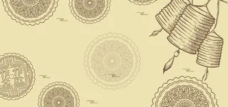 中秋节日简约矢量banner高清