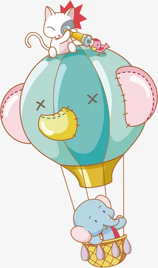 儿童卡通装饰元素免抠