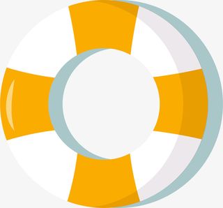 卡通游泳圈免抠素材免抠