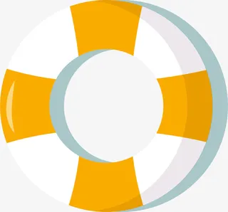 卡通游泳圈免抠素材免抠