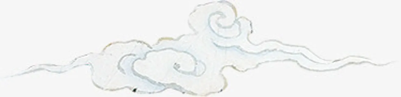 卡通祥云七夕情人节免抠