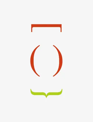 糖果色括号免抠