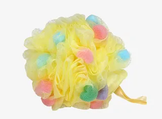 多色按摩海绵沐浴球免抠