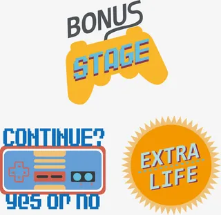 童年记忆的游戏矢量免抠