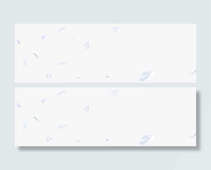 纯白色底纹有浅蓝色花瓣免抠