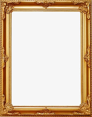 金色相框素材免抠