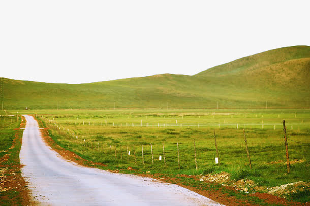 草原公路免抠