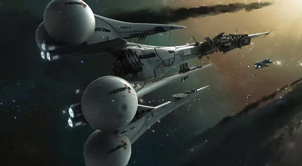 宇宙星球大战飞船免抠