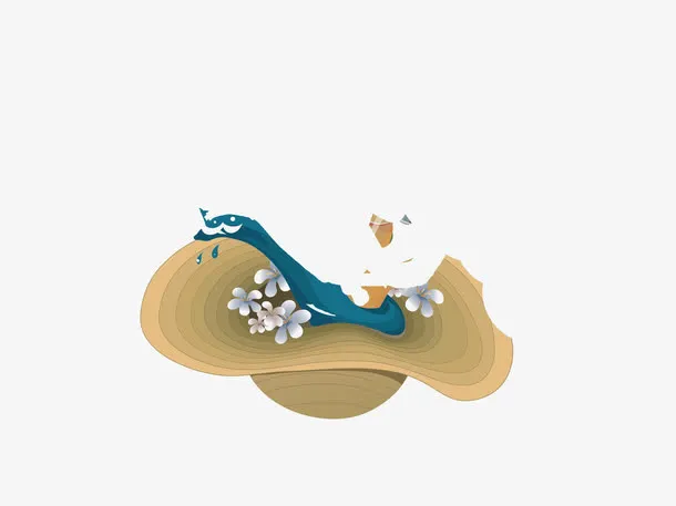 卡通草帽素材免抠