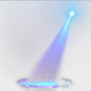 紫色射台下的舞台效果矢量免抠