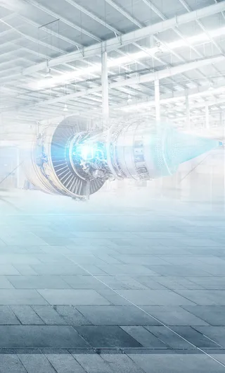 科技风飞船摄影图H5高清