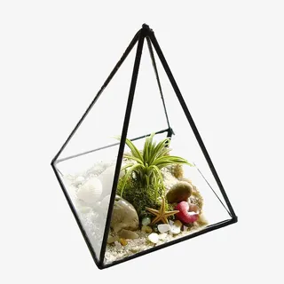 金字塔玻璃花房PNG免抠