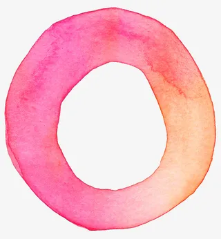 手绘水彩元素气泡元素免抠