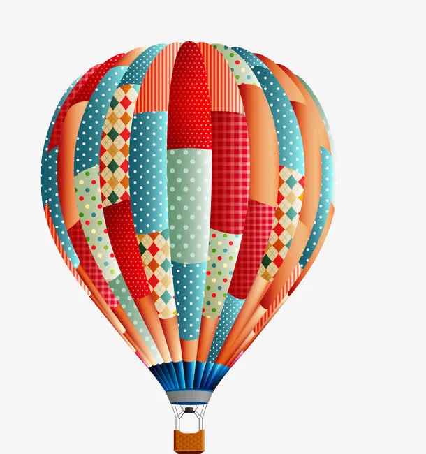 矢量热气球免抠