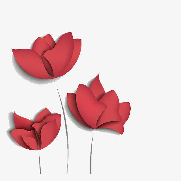 剪纸花免抠