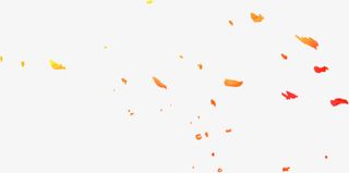 金秋漂浮飞舞的落叶免抠