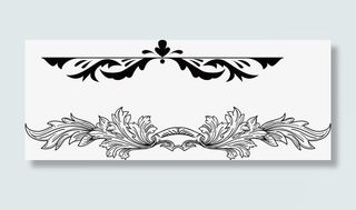 体育复古分割线免抠