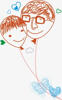 父亲节卡通免抠 父亲节卡通免抠