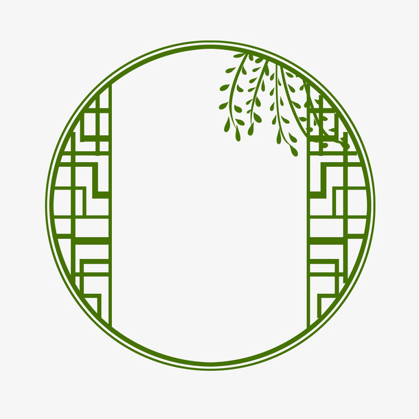 卡通手绘国潮边框免抠