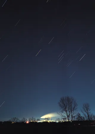 旷野夜景唯美海报背景高清