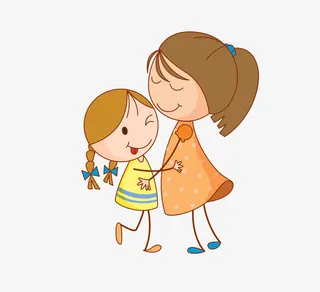 卡通母女免抠