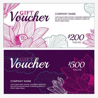 紫色荷花花纹纹理免抠