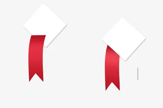 红色促销标签免抠