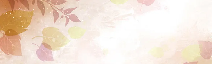 高清炫彩叶子banner背景高清