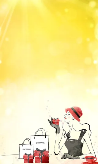 美丽女神节感恩大酬宾海报背景素材高清