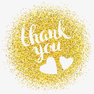 创意的爱心金粉免抠