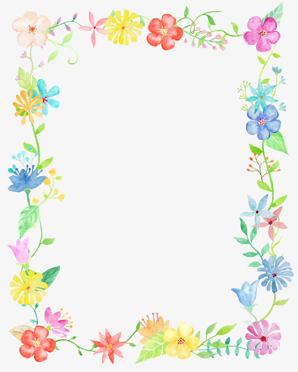 花朵边框免抠