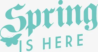 SPRING春矢量艺术字免抠