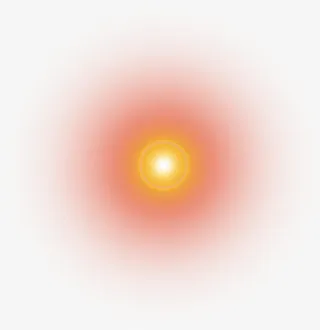 光圈活动海报红色卡通效果免抠