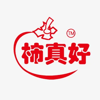 红色，字体，线条图，柿子免抠