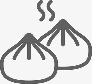 两个冒烟的包子免抠