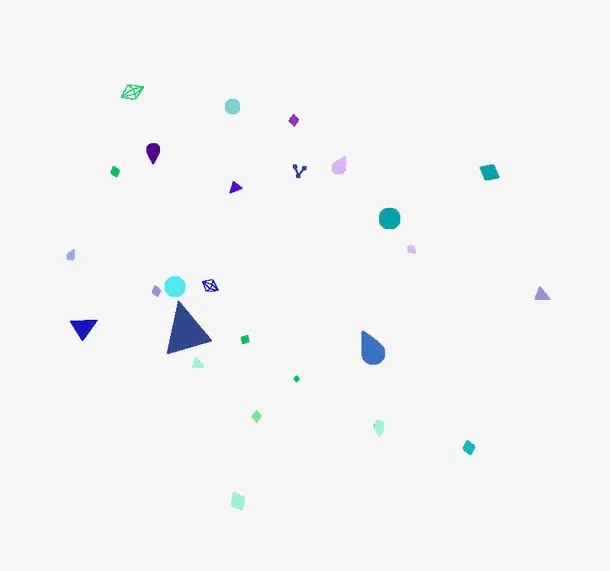 漂浮三角几何元素免抠