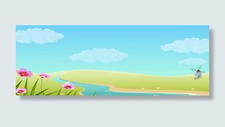 春天背景banner