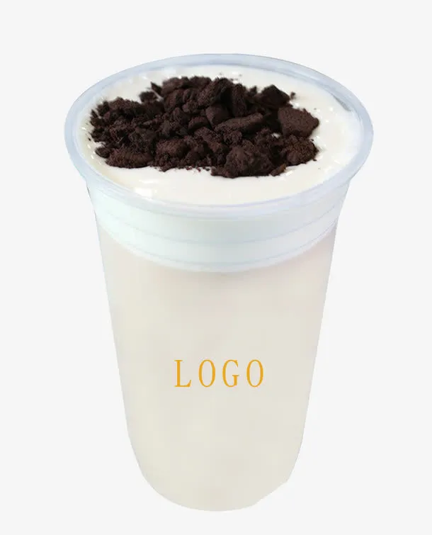 牛奶奥利奥奶茶饮料免抠