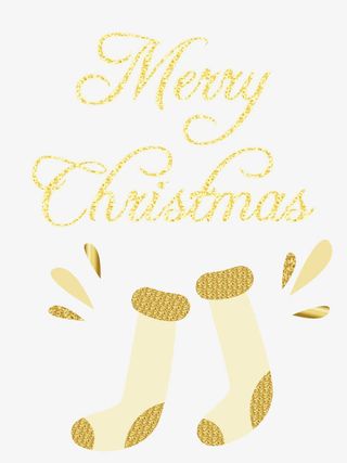 矢量圣诞节底纹免抠