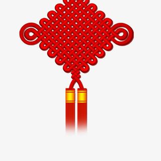 新年红色喜庆结免抠