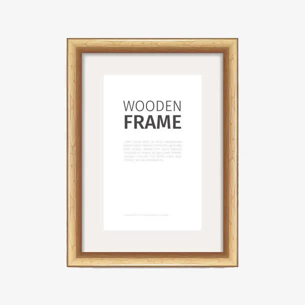 木质边框素材免抠