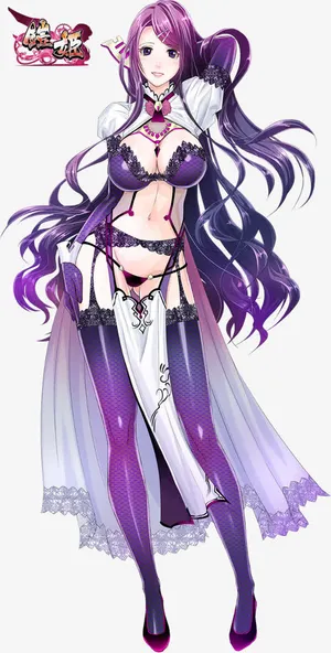 立绘动漫性感内衣丝袜美女免抠