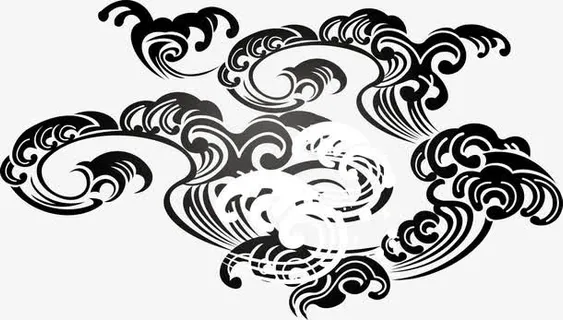 矢量浪花水纹素材免抠 矢量浪花水纹素材免抠