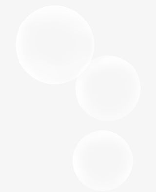 白色气泡效果元素免抠