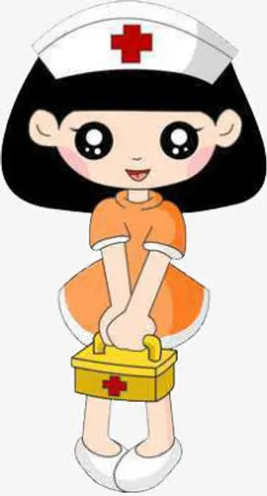 可爱的卡通护士免抠